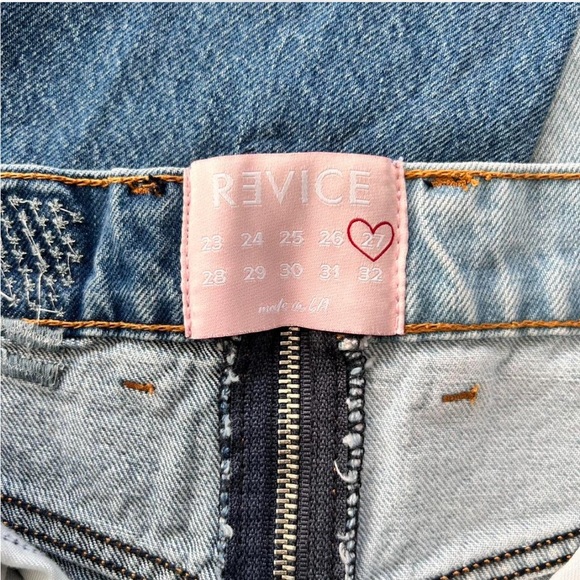 REVICE Jeans Unique Two-Tone Design Excellent Condition Size 27 - Picture 3 of 5